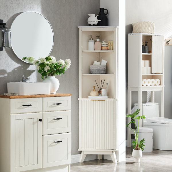 Corner shelf for towels clearance